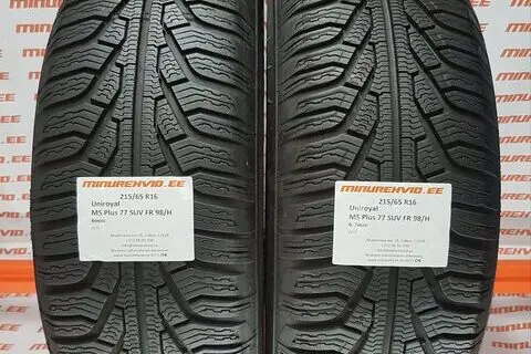 Подержанный нешипованная шина 215/65R16 Uniroyal MS Plus 77 SUV FR 98/H