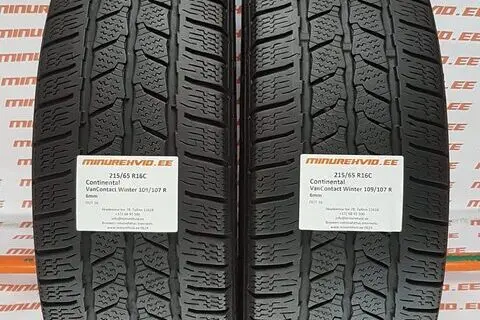 Подержанный нешипованная шина 215/65R16 Continental VanContact Winter 109/107 R