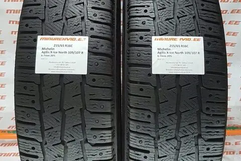 Kasutatud naastrehv 215/65R16 Michelin Agilis X-Ice North 109/107 R-