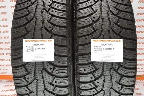 Kasutatud naastrehv 215/65R16 Nokian Nordman C 109/107 R