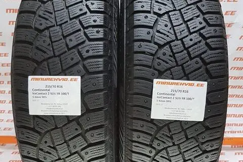 Kasutatud naastrehv 215/70R16 Continental IceContact 2 SUV FR 100/T