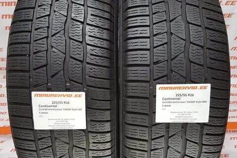 Подержанный нешипованная шина 225/55R16 Continental ContiWinterContact TS830P 95/99/H MO/AO