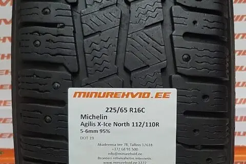 Kasutatud naastrehv 225/65R16 Michelin Agilis X-Ice North 112/110R