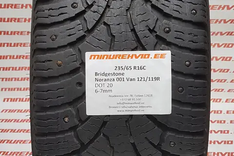 Kasutatud naastrehv 235/65R16 Bridgestone Noranza 001 Van 121/119R