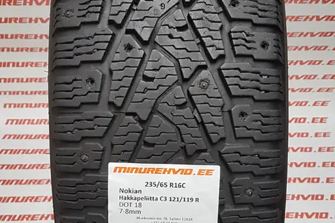 Kasutatud naastrehv 235/65R16 Nokian Hakkapeliitta C3 121/119 R