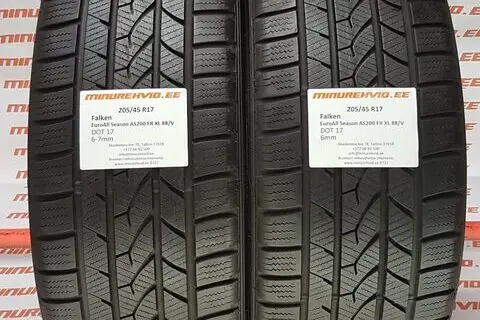 Used studless winter tire 205/45R17 Falken EuroAll Season AS200 FR XL 88/V