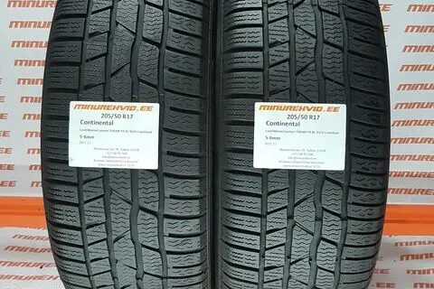 Kasutatud lamellrehv 205/50R17 Continental ContiWinterContact TS830P FR XL 93/H ContiSeal
