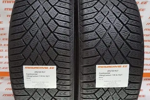 Kasutatud lamellrehv 205/50R17 Continental VikingContact 7 FR XL 93/T