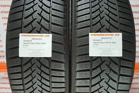 Kasutatud lamellrehv 205/50R17 Semperit Speed-Grip 3 FR XL 93/V