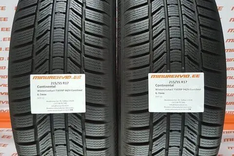 Kasutatud lamellrehv 215/55R17 Continental WinterContact TS870P 94/H ContiSeal