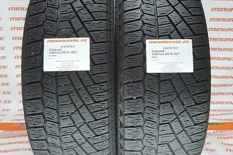 Kasutatud lamellrehv 215/55R17 Gislaved Soft Frost 200 XL 98/T