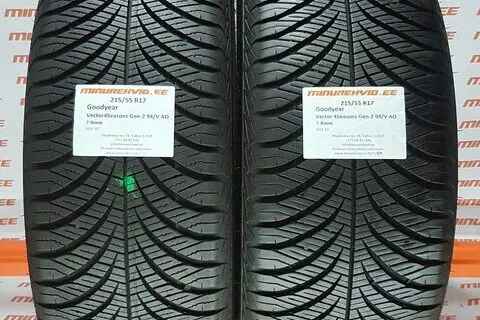 Kasutatud lamellrehv 215/55R17 GoodYear Vector 4Seasons Gen-2 94/V AO/