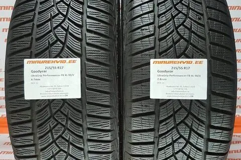 Kasutatud lamellrehv 215/55R17 GoodYear UltraGrip Performance+ FR XL 98/V/