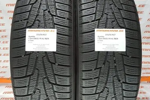 Kasutatud lamellrehv 215/55R17 Kumho i`Zen KW31 FR XL 98/R