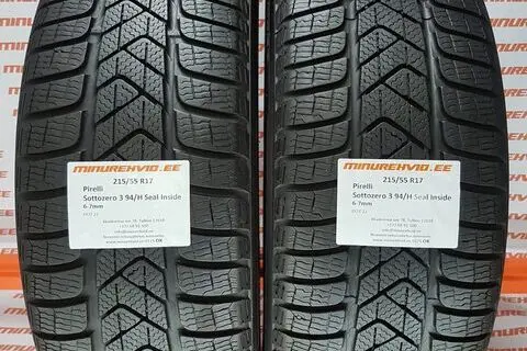 Kasutatud lamellrehv 215/55R17 Pirelli SottoZero 3 94/H Seal Inside