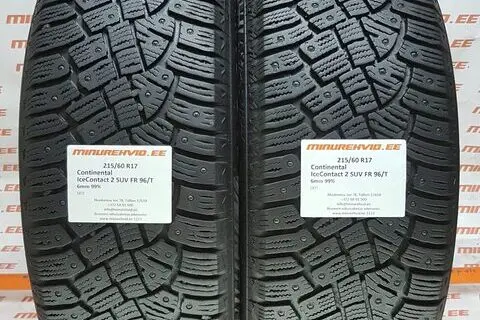 Kasutatud naastrehv 215/60R17 Continental IceContact 2 SUV FR 96/T/