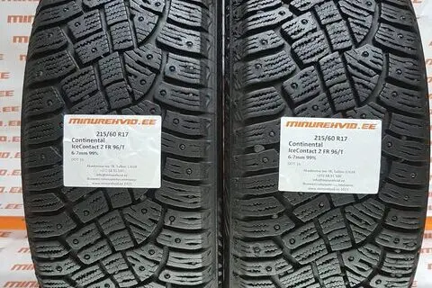 Kasutatud naastrehv 215/60R17 Continental IceContact 2 SUV FR 96/T