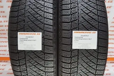 Kasutatud lamellrehv 215/60R17 Continental ContiVikingContact 6 96/T.
