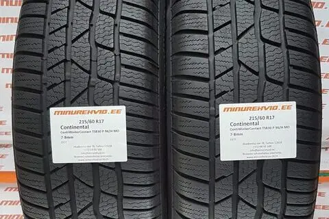 Kasutatud lamellrehv 215/60R17 Continental ContiWinterContact TS830P 96/H MO