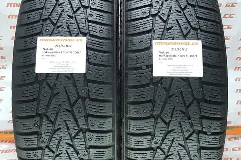 Kasutatud naastrehv 215/60R17 Nokian Hakkapeliitta 7 SUV XL 100/T