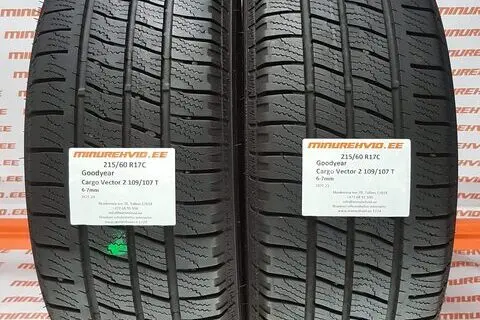Kasutatud lamellrehv 215/60R17 GoodYear Cargo Vector 2 109/107 T