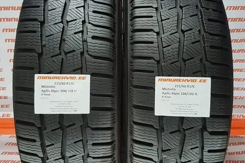 Kasutatud lamellrehv 215/60R17 Michelin Agilis Alpin 104/102 H