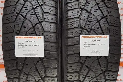 Kasutatud naastrehv 215/60R17 Nokian Hakkapeliitta C3 109/107 R.