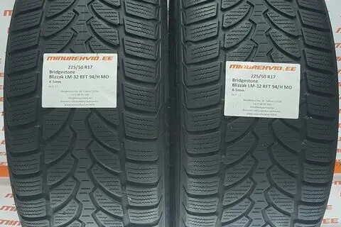 Kasutatud lamellrehv 225/50R17 Bridgestone Blizzak LM-32 94/H MO