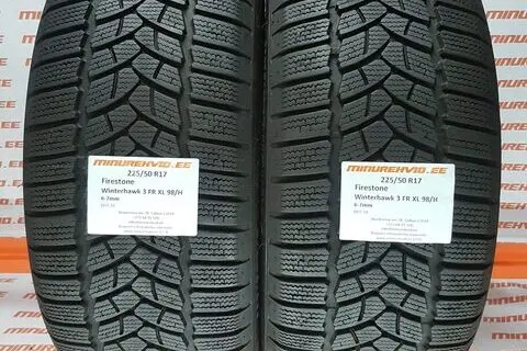 Kasutatud lamellrehv 225/50R17 Firestone Winterhawk 3 FR XL 98/H