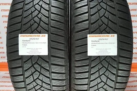 Kasutatud lamellrehv 225/50R17 GoodYear UltraGrip Performance Gen-1 FR XL 98/H