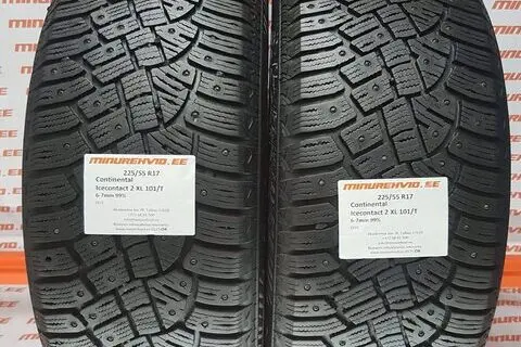 Kasutatud naastrehv 225/55R17 Continental IceContact 2 XL 101/T