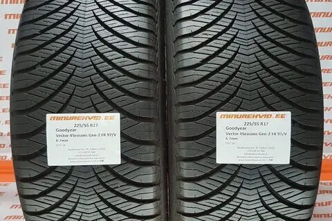 Kasutatud lamellrehv 225/55R17 GoodYear Vector 4Seasons Gen-2 FR 97/V