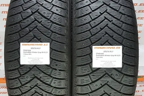 Kasutatud naastrehv 225/55R17 LingLong GreenMax Winter Grip FR 97/T