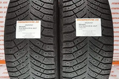 Kasutatud naastrehv 225/55R17 Michelin X-Ice North 4 FR XL 101/T