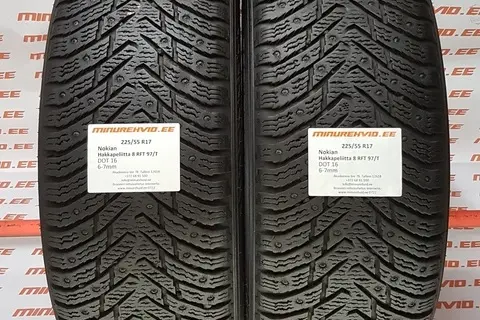 Kasutatud naastrehv 225/55R17 Nokian Hakkapeliitta 8 FRT 97/T/