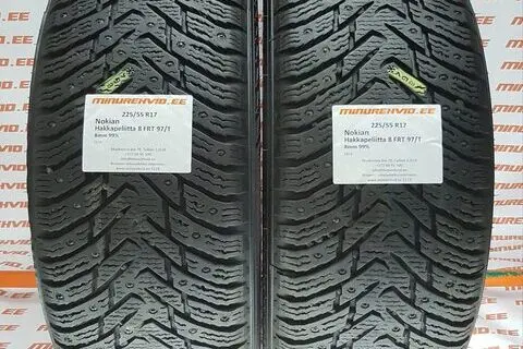 Kasutatud naastrehv 225/55R17 Nokian Hakkapeliitta 8 FRT 97/T-