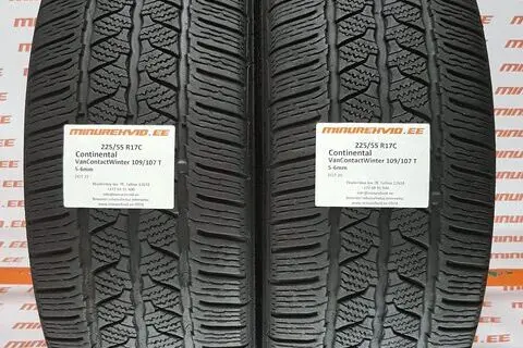 Kasutatud lamellrehv 225/55R17 Continental VanContactWinter 109/107 T