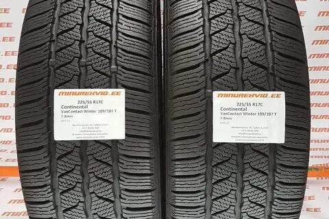 Kasutatud lamellrehv 225/55R17 Continental VanContact Winter 109/107 T