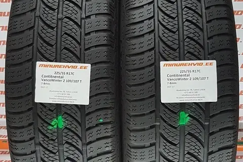 Kasutatud lamellrehv 225/55R17 Continental VancoWinter 2 109/107/T