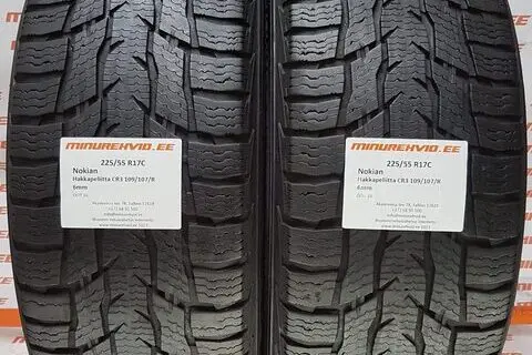 Kasutatud lamellrehv 225/55R17 Nokian Hakkapeliitta CR3 109/107 R.