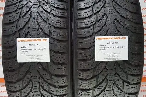 Kasutatud naastrehv 225/60R17 Nokian Hakkapeliitta 9 SUV XL 103/T