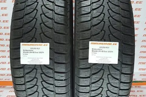 Kasutatud lamellrehv 225/65R17 Bridgestone Blizzak LM-80 Evo 102/H