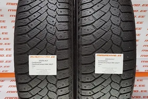 Kasutatud naastrehv 225/65R17 Continental ContiIceContact 4X4 102/T