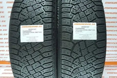 Kasutatud naastrehv 225/65R17 Continental IceContact 2 SUV FR XL 106/T
