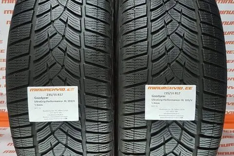Kasutatud lamellrehv 235/55R17 GoodYear UltraGrip Performance+ XL 103/V