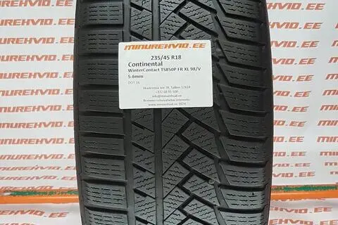 Kasutatud lamellrehv 235/45R18 Continental WinterContact TS850P FR XL 98/V/