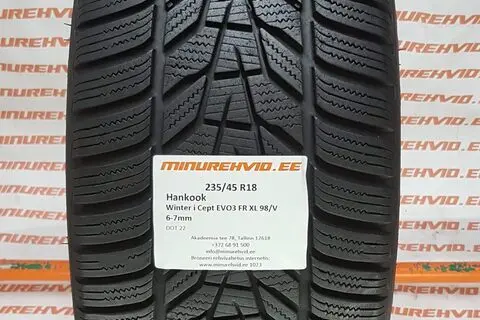 Kasutatud lamellrehv 235/45R18 Hankook Winter i Cept Evo 3 FR XL 98/V