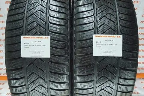 Kasutatud lamellrehv 235/45R18 Pirelli SottoZero 3 FR XL 98/V TO PNCS