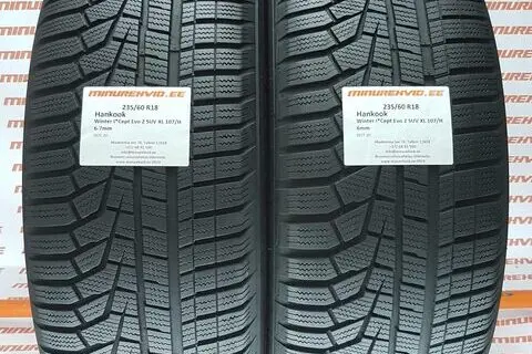 Kasutatud lamellrehv 235/60R18 Hankook Winter I Cept Evo 2 SUV XL 107/H