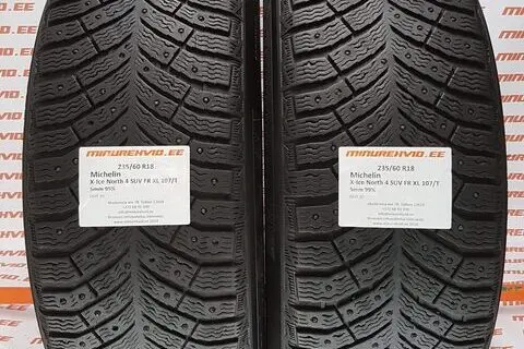 Used studded tire 235/60R18 Michelin X-Ice North 4 SUV FR XL 107/T